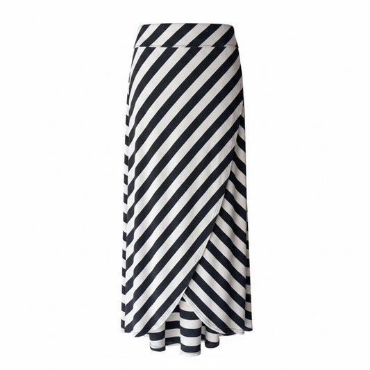 Athleta Striped Wrap Skirt