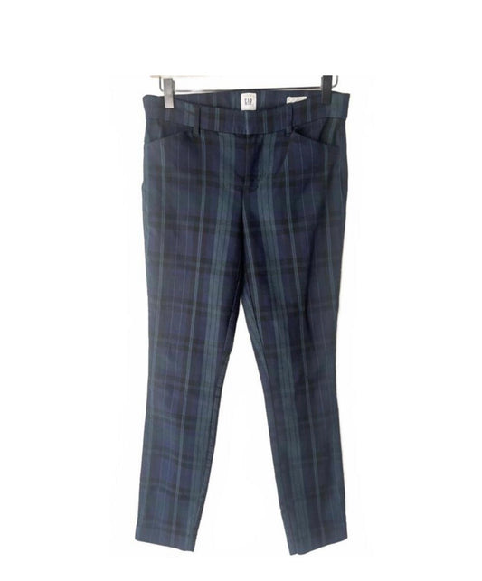 Gap Skinny Ankle Plaid Pants