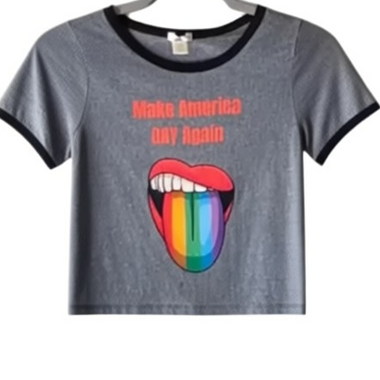 Make America Gay Again Crop Tee