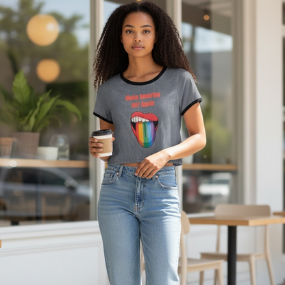 Make America Gay Again Crop Tee