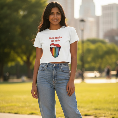 Make America Gay Again Crop Tee