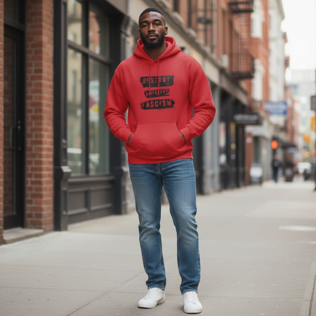 Destroy American Fascism Hoodie