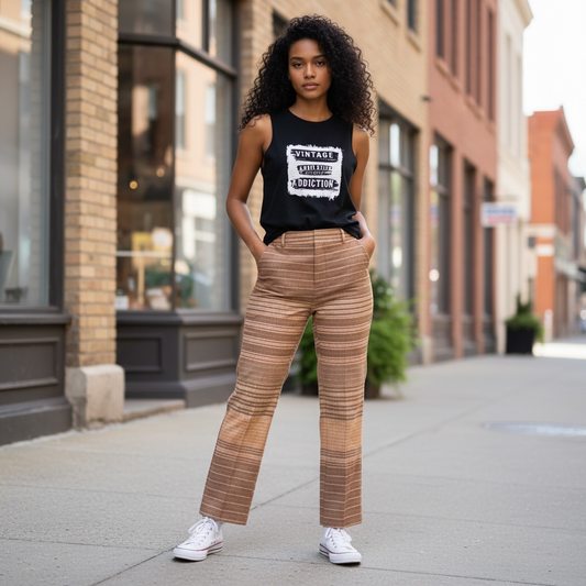 Anthropologie’ Slim Plaid Pants