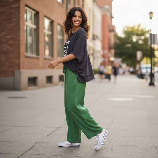 Zara Pants with Drawstring