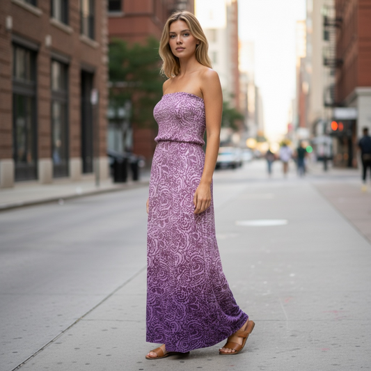Splendid Purple Ombre Dress