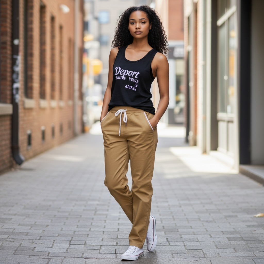 Venti6 Dark Cream Joggers