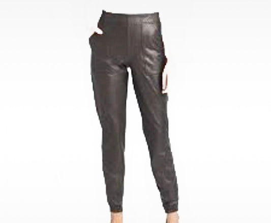 SPANX Black Faux Leather Pants