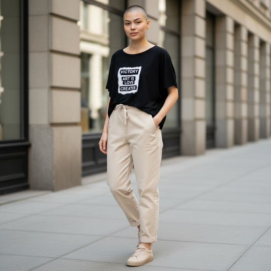 Venti6 Cream Joggers